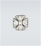 Saint Laurent - Crystal-embellished brooch