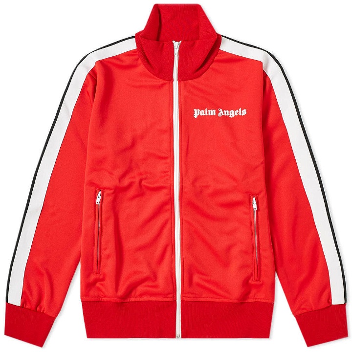 Photo: Palm Angels Taped Track Jacket