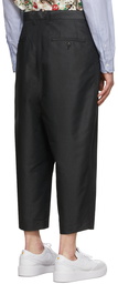 Junya Watanabe Black Cotton Trousers