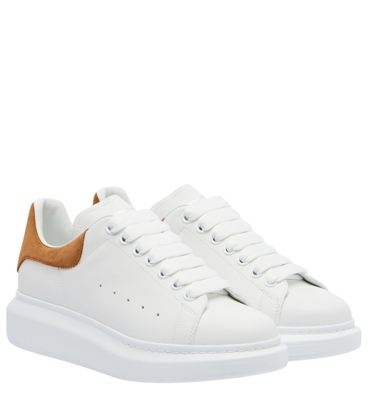 Photo: McQueen Oversized leather sneakers