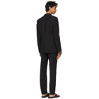 Dries Van Noten Black Twill Suit