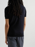 John Smedley - Payton Slim-Fit Wool and Cotton-Blend Polo Shirt - Blue