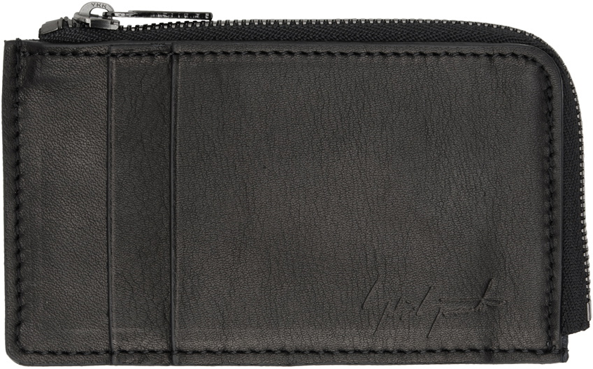 Yohji Yamamoto Black discord Card Holder Yohji Yamamoto