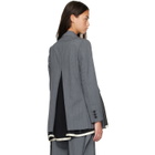 UNDERCOVER Gray UP2F1102 Slit Panel Blazer