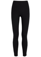 Spanx Ponte Zip-cuff Stretch-jersey Leggings Black