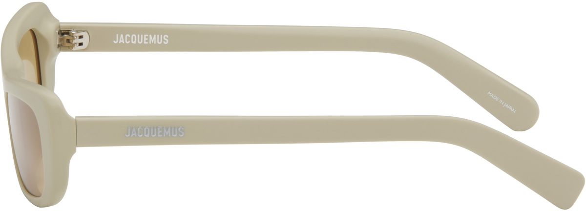 人気！JACQUEMUS トープ Les lunettes Capri サングラス The Capri sunglasses by JACQUEMUS | Official website