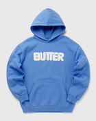 Butter Goods Rounded Logo Pullover Hood Blue - Mens - Hoodies