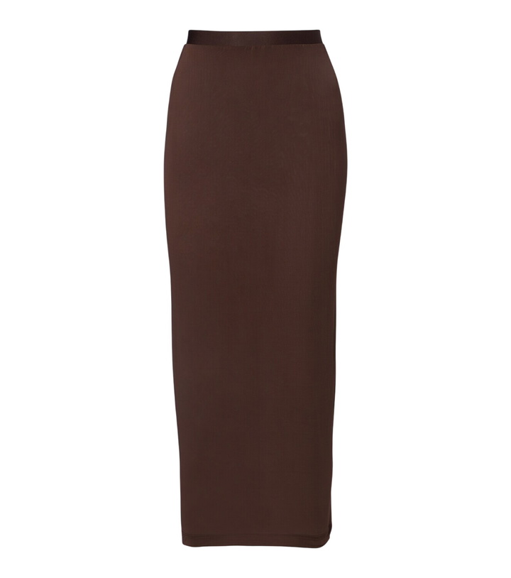 Photo: Wardrobe.NYC Sheer midi skirt