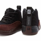 Air Jordan x A Ma Maniere 12 Retro TD Sneakers in Black/Burgundy Crush