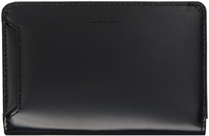 Photo: master-piece Black Notch Middle Zipper Wallet
