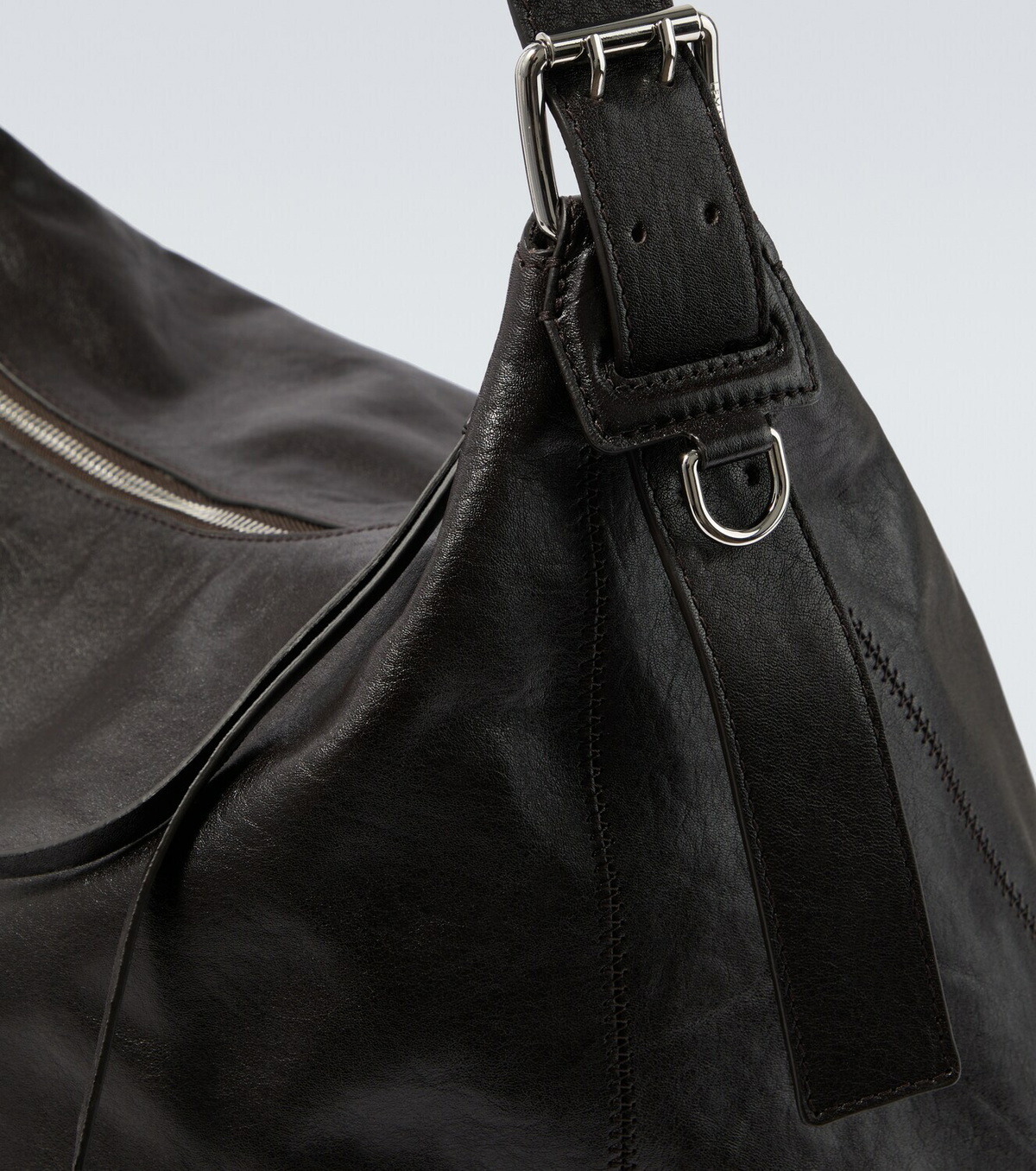 Lemaire Belted leather shoulder bag Lemaire