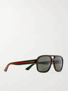 GUCCI - Aviator-Style Acetate Sunglasses