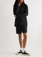 Fear of God Essentials - Logo-Appliquéd Cotton-Blend Jersey Shorts - Black