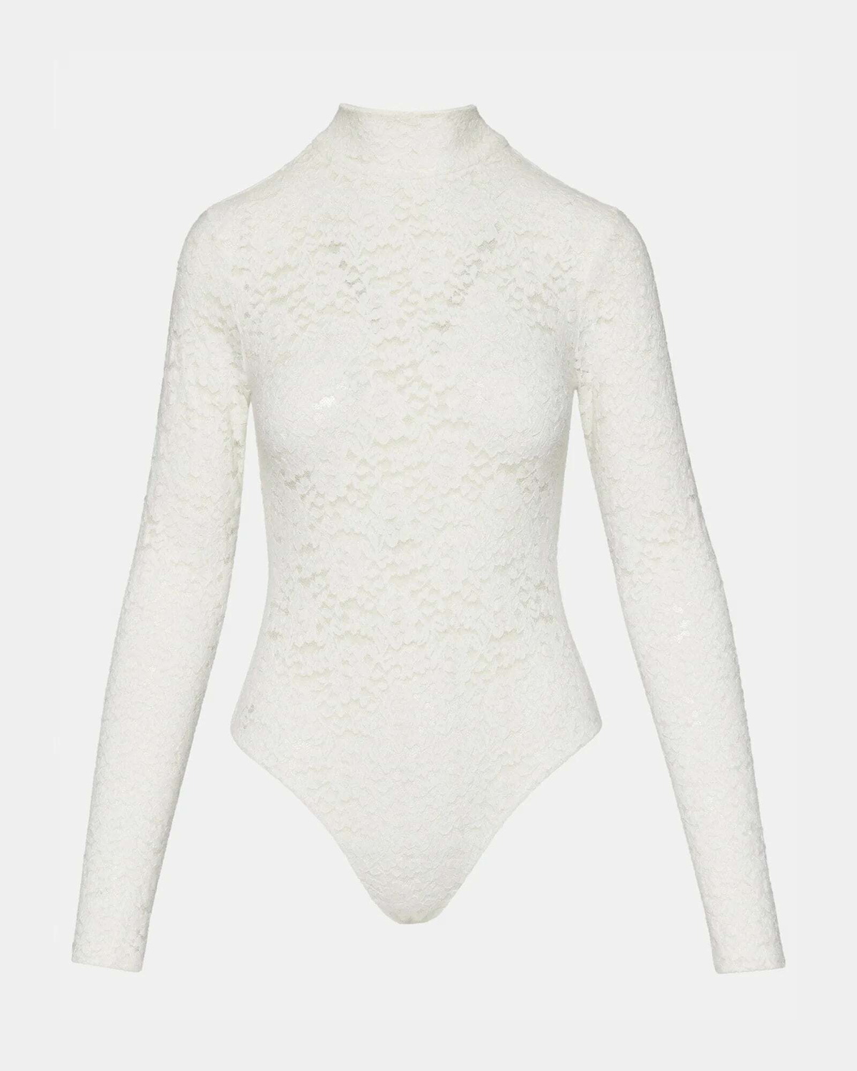 Steve Madden Cassie Bodysuit Long Sleeve in Ivory