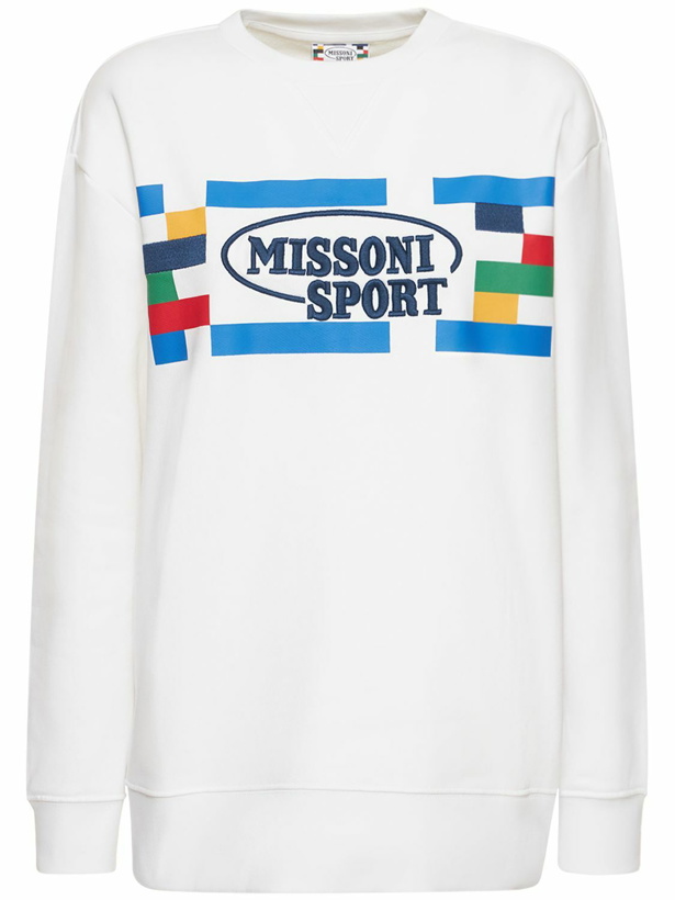 Photo: MISSONI - Logo Cotton Sweatshirt