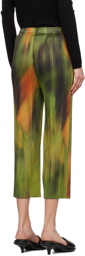 PLEATS PLEASE ISSEY MIYAKE Multicolor Turnip & Spinach Trousers