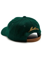 Malbon Crest Dad Wool-blend cap - Green - One Size
