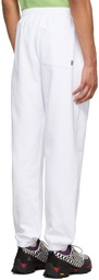 Dime White Classic Logo Sweatpants