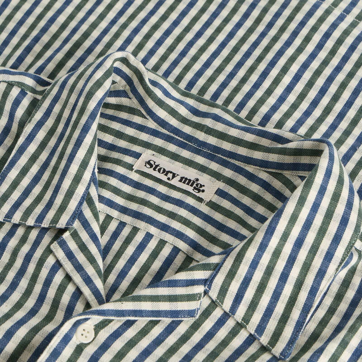 Story mfg. Check PA Shirt - Presented by END. in Blue