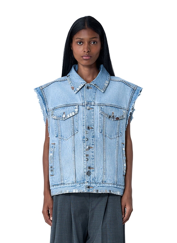 Photo: Alexander Wang Distressed Denim Vest
