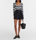 Max Mara Vello ribbed-knit striped sweater