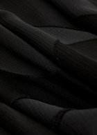 Delos Cybelle Devoré Georgette Trousers Black