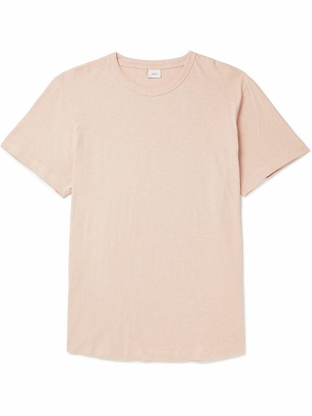 Photo: Onia - Slub Cotton-Jersey T-Shirt - Pink