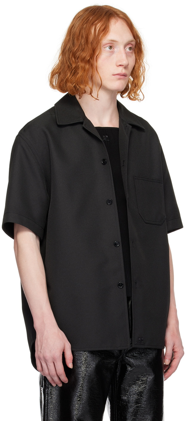 Courrèges Black Skater Shirt