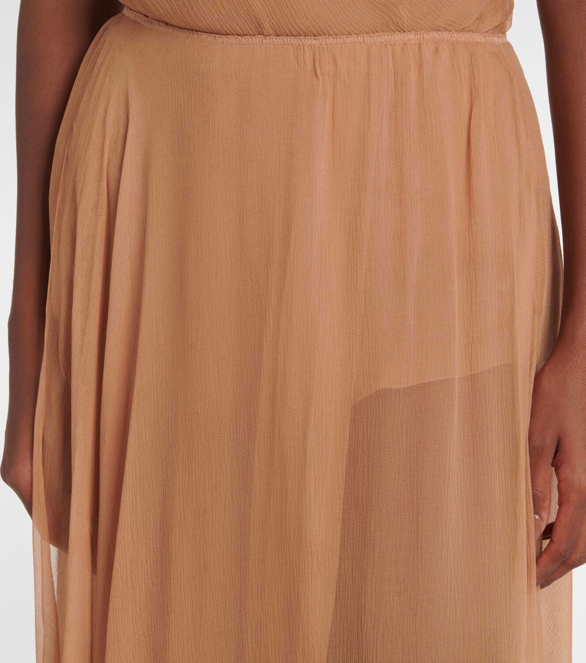 Chloé Silk muslin midi skirt Chloe