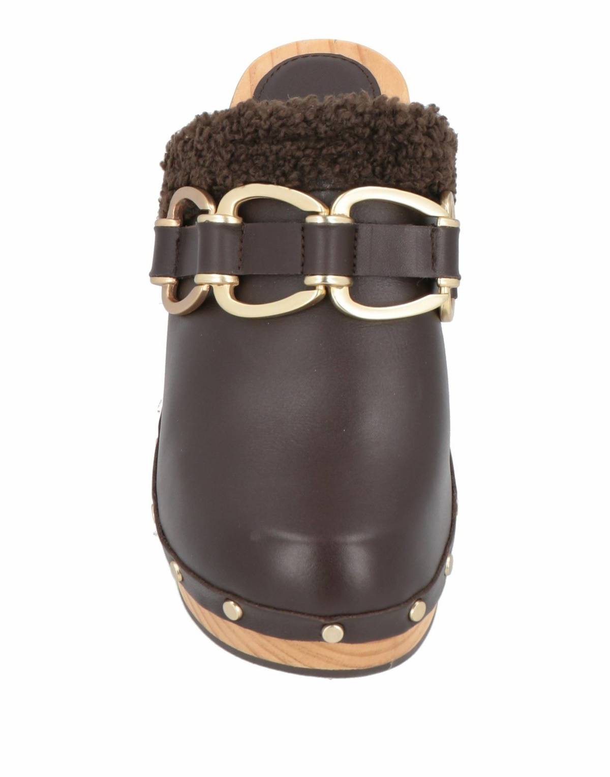 Maje Womens Mules & Clogs Chocolate in Brown