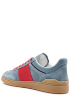 Valentino Garavani Upvillage Panelled Suede Sneakers Blue