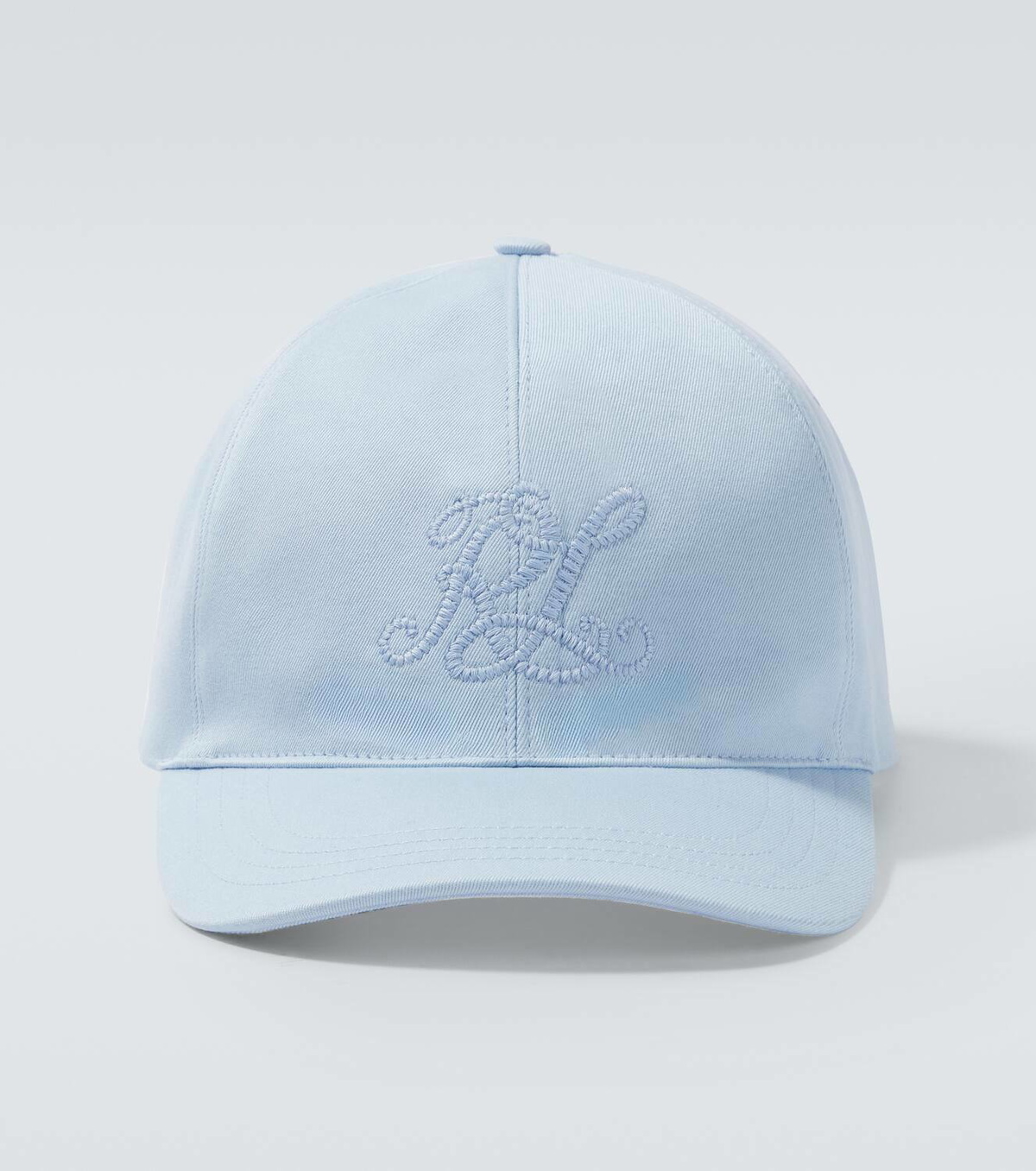 Ralph Lauren Purple Label Logo cotton twill baseball cap