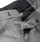 Richard James - Pinstriped Wool-Flannel Suit Trousers - Gray