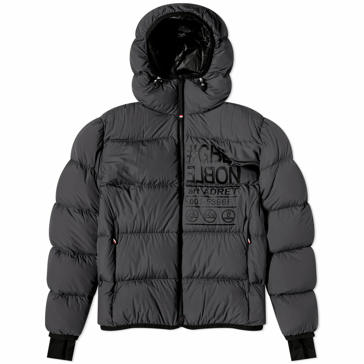 Moncler Grenoble Men's Adret Tech Matt Nylon in Black Moncler Grenoble