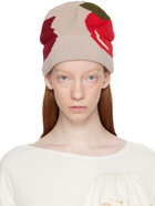 JW Anderson Beige Apple Beanie