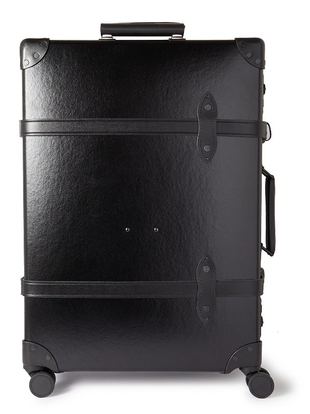 Photo: Globe-Trotter - Centenary Check-In Leather-Trimmed Trolley Suitcase