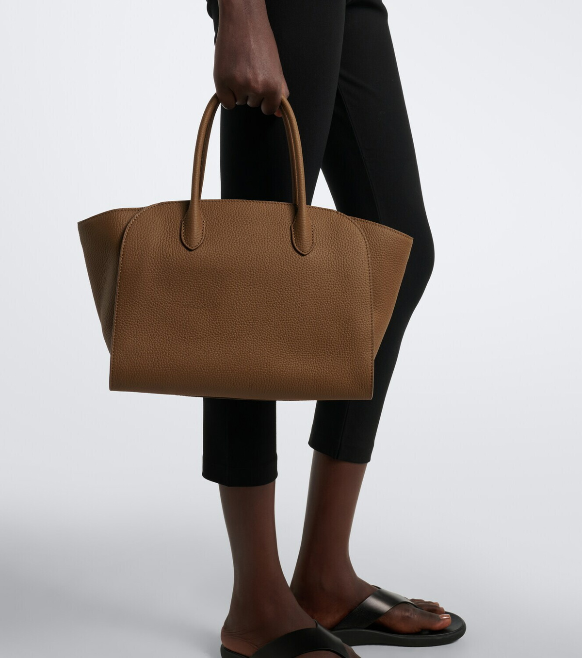 The Row Marlo 12 leather tote bag