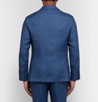 Brunello Cucinelli - Blue Slim-Fit Linen Blazer - Blue