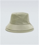 Sacai Faux leather bucket hat
