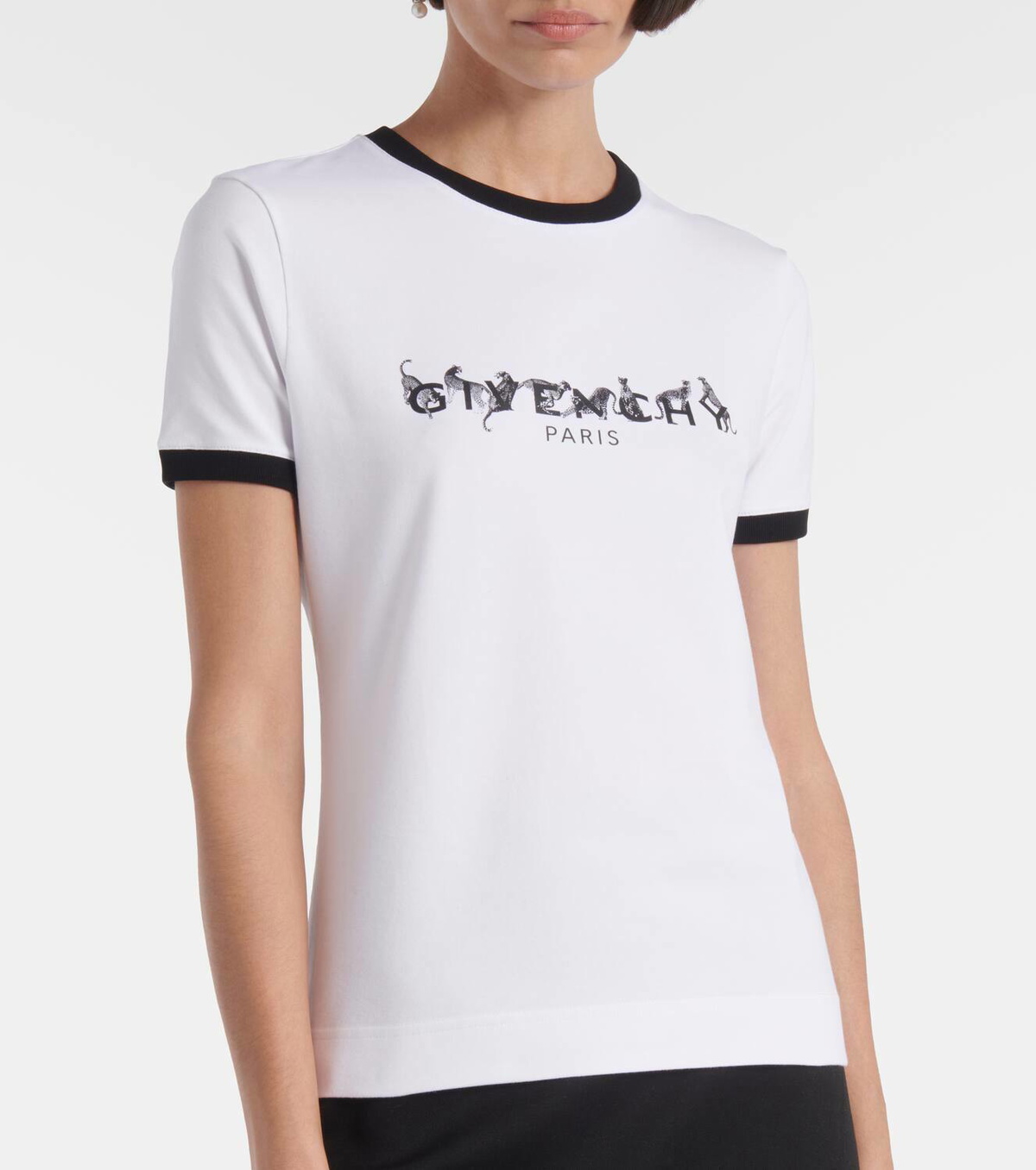 Givenchy Ringer printed cotton-blend jersey T-shirt Givenchy