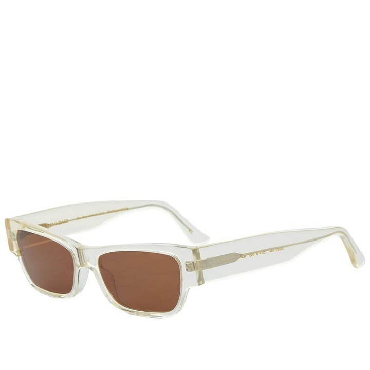 Photo: Colorful Standard Sunglass 04 in Soft Yellow/Brown