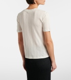 The Row Etina ribbed-knit cotton T-shirt