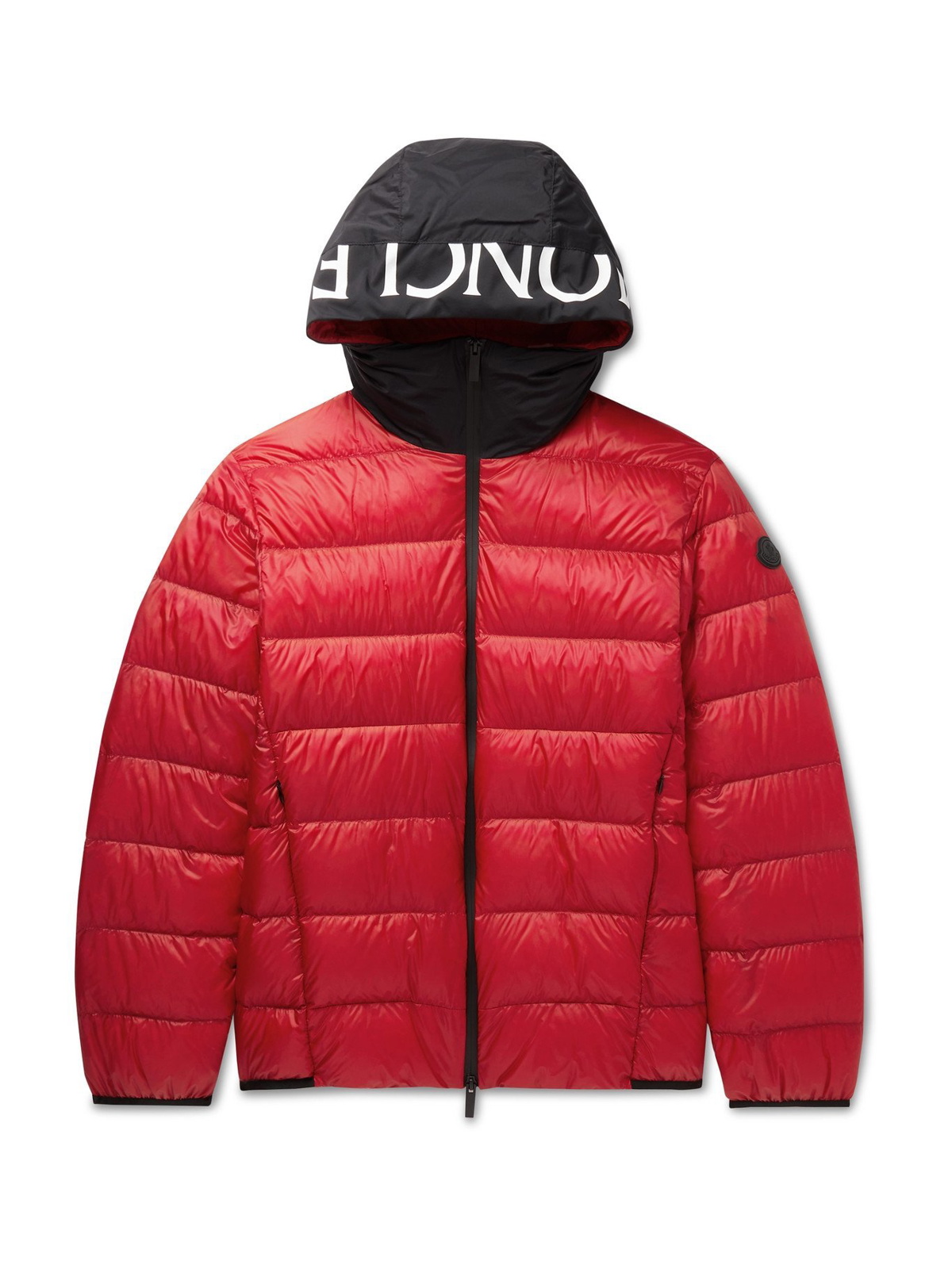 MONCLER - Provins Slim-Fit Quilted Shell Hooded Down Jacket - Red Moncler