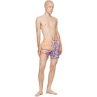 Vivienne Westwood Orange Surf Boxer Swim Shorts