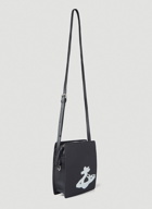 Melih Square Crossbody Bag in Black