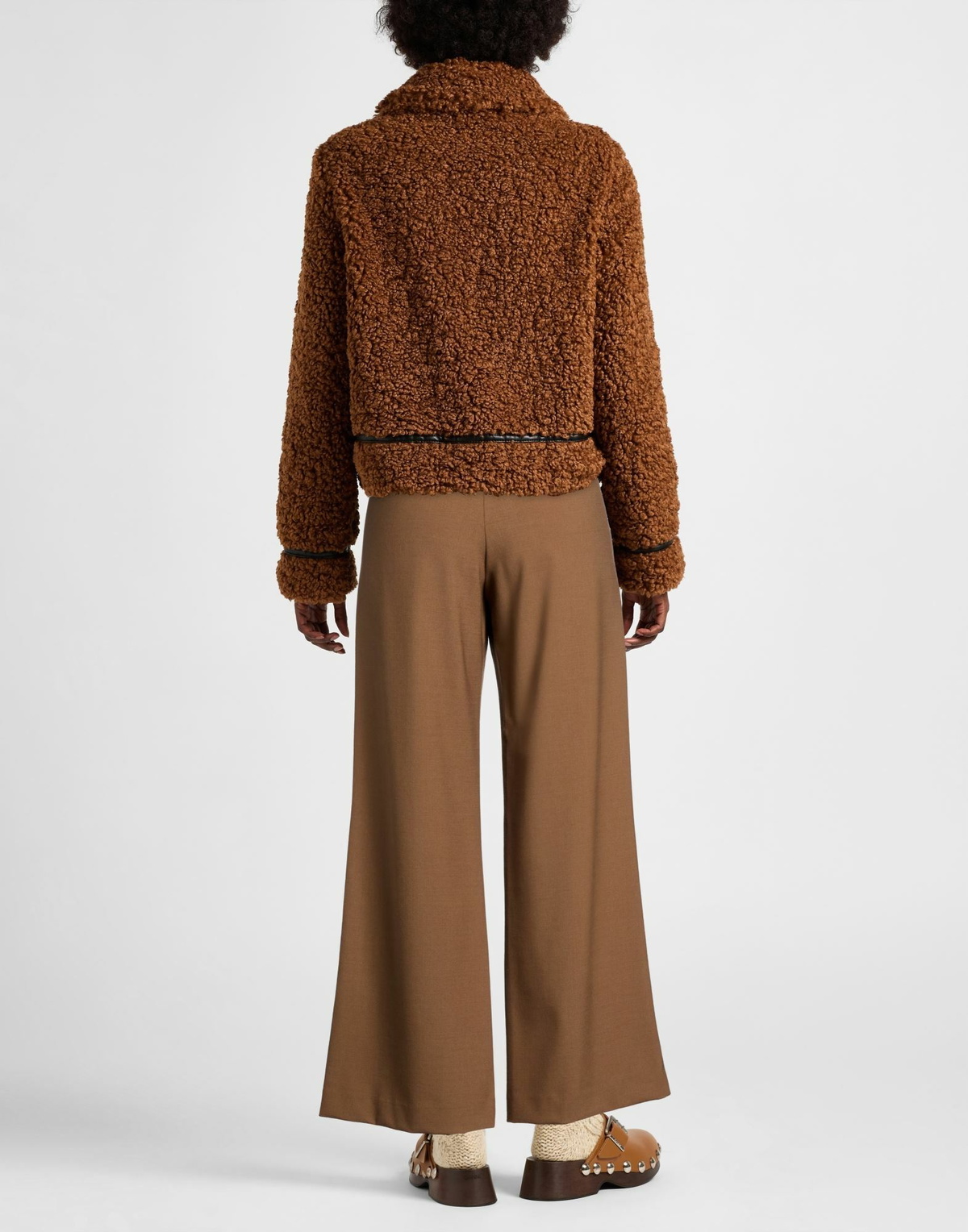 Maje Womens Pants Khaki