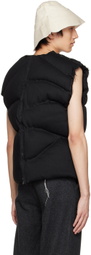 AIREI SSENSE Exclusive Black Limited Edition Denim Vest