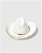 One Of These Days Ceramic Cowboy Hat Incense Holder White - Mens - Home Fragrance
