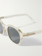 Zegna - Round-Frame Acetate Sunglasses