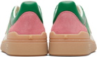 Valentino Garavani Green & Pink Upvillage Crosta Sneakers